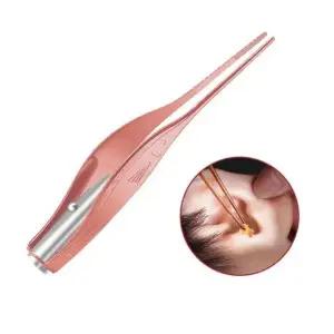 고품질 LED 라이트 귀지핀셋 집게 귀파개 귀지청소 귀후비개 이어클리너 귀지청소 귀클리너 (WFJUPWG)