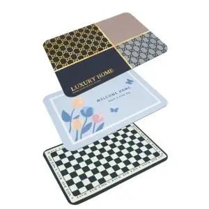 고품질 직사각 쿠션 규조토 발매트-색상랜덤 60x40 현관 현관매트 출입구매트 극세사매트 (WFJUQ1X)