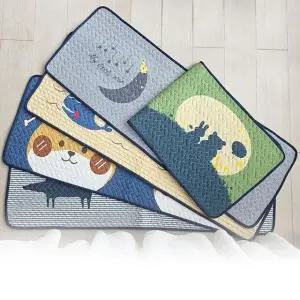 고품질 캐릭터 면 롱 발매트 미끄럼방지 롱발매트 (WFJUQ1D)