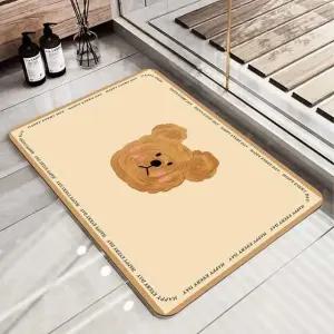 고품질 귀여운 곰돌이 발매트 소형 매트 논슬립 욕실 화장실 대형주방발매트 러그매트 (WFJUQ00)