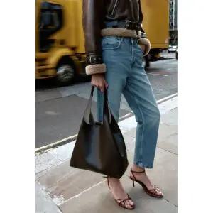 [정품] 자라 가방 데일리 출근 숄더백 ZARA 토트백 - 초콜렛