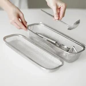 리본제이 304 스텐 식기세척기 바스켓 L  완전분리형)   수저 바구니 홀더 식기건조대