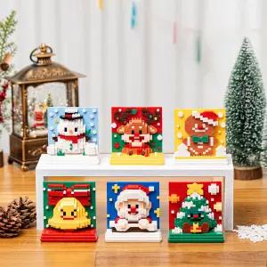 민화샵 크리스마스 입체 블록 액자