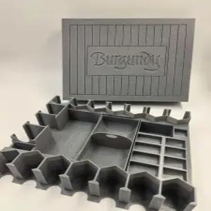 보드게임 버건디의성 20주년 기념판 오거나이저 구성물 보관함 인서트