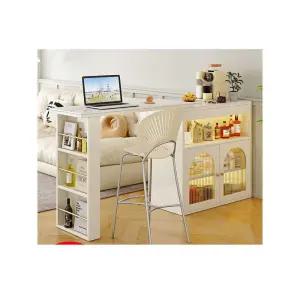 아일랜드 테이블 확장형 슬라이딩 수납장 홈바 식탁 60cm 홈바