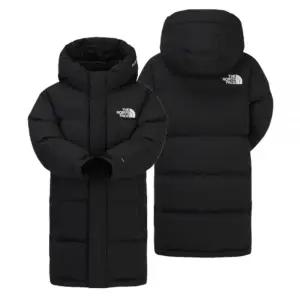 [매장판] 노스페이스 키즈 패딩 롱 자켓 익스플로링 코트 하이브리드 다운 블랙 NC1DR52S