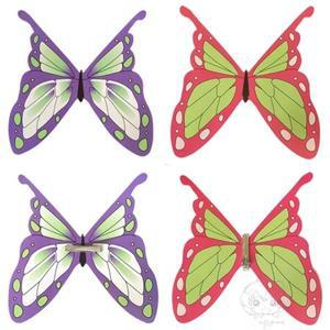 2025년 할로윈 1개 코스프레 츠유리 카나와 코쵸우 시노부 머리 장식 나비 헤어 클립