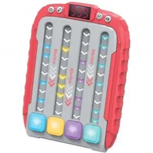 오즈토이 플레이 더 리듬 핑거게임 빨강 305a red 휴대용 보드 순발력 푸시 게임기 오락기기 푸쉬기 순발력