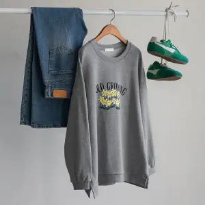 (안나앤플러스) 플라워 프린팅 맨투맨[티셔츠DYY52] 빅사이즈