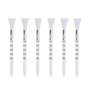 HK 높이조절 골프티 나무 눈금 골프티꽂이 83mm 100개