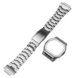 지샥 커스텀 티타늄 티바 밴드 스트랩 베젤 DW5600 메탈