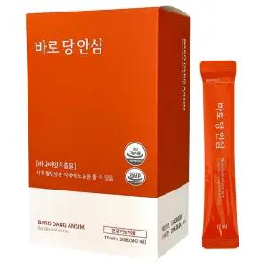 바로당안심 꾸지뽕 여주 돼지감자 즙 바나바잎 추출물 17ml x 30포, 1개