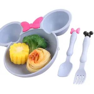 텐렌콩 파스텔톤캐릭터그릇 큐트테이블웨어셋트 친환경식기 친환경식판 캐릭터식기