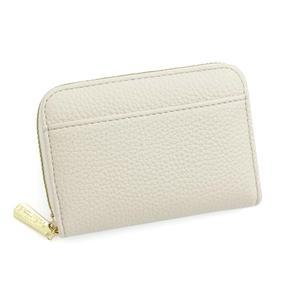 여성용 스노우퍼프스 신용카드 홀더 지갑 대형 수납 공간 아코디언 지퍼 카드 케이스 홀더, 가죽 정리함 케이스(베이지)