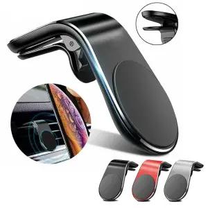 차량용 송풍구 ㄱ자 스마트폰 자석 거치대 SW71003