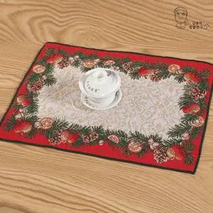 크리스마스 테이블매트 식탁매트 연말 홈파티 장식