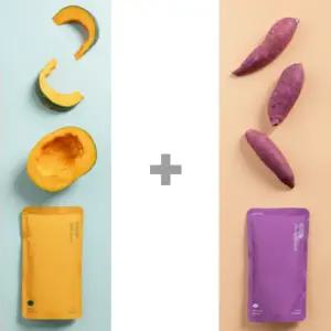 호원몰 두유본색 국산콩 무가당 다이어트 두유 아침식사대용 포만감 걸쭉꾸덕 단호박5+자색고구마5, 190ml,