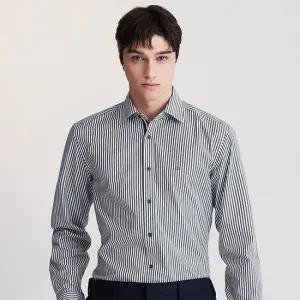 [듀퐁][On.E-XCLUSIVE X] 히든 트리콜로르 스트라이프 954 컴포터블 셔츠 다크그레이 SE5FM22LS954SDY