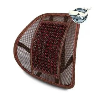 편안한 자동차 메쉬 시트 와인색 등받이 쿠션 자동차메쉬등받이 메쉬등받이 허리등받이