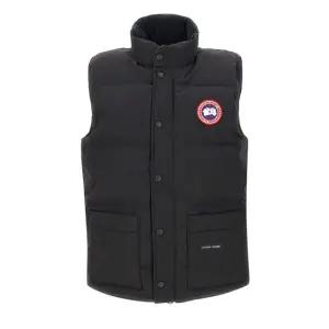 25FW 캐나다 구스 남성 프리스타일 페더 패딩 조끼 블랙 4159M 9061
