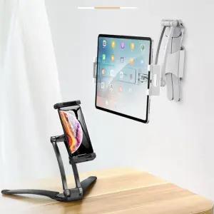 벽걸이식 스탠드 테블릿 거치대 핸드폰 받침대/노트북 패드 탭 PC 거치 타블렛