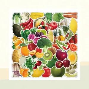 스티커 과일 채소 꾸미기 다꾸 장식 냉장고 리무버블 주방 방수