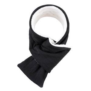 오무키 유니 겨울 니트 따뜻한 스카프 두꺼운 플리스 추운 날씨 부드러운 넥 워머 여성 남성용