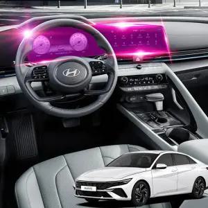 아반떼CN7 네비게이션 보호필름 액정 지문방지 디스플레이 저반사 AG풀커버