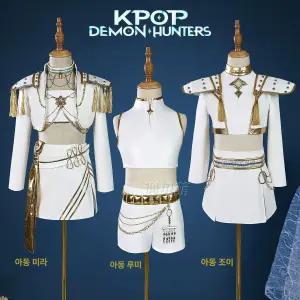 라이프라이즈 케데헌 조이 미라 루미 행사 축제 할로윈 흰색 가죽 코스프레 의상 코스튬 여성