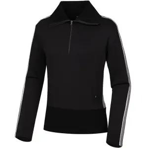 국내매장정품 와이드앵글 골프웨어 티셔츠 여성 WL PRO 배색 와이드카라 반짚 (Black) 와이드앵글티셔츠 골