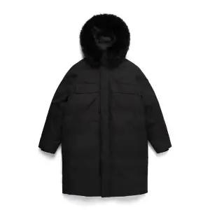 [내셔널지오그래픽] N244MDW340 아틀라스 롱기장 구스 다운 점퍼 CARBON BLACK