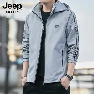 JEEP SPIRIT 아웃도어 남성 바람막이 봄가을 방수 캐주얼 재킷