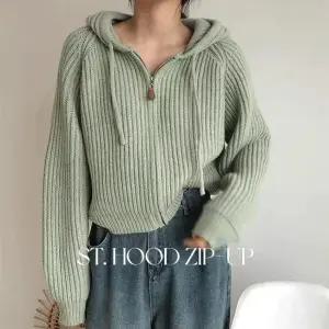 오 늘 발 송 세인트 -후드집업 니트 후드 가디건 5clor 도톰집업