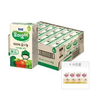 요미요미주스 사과포도케일 125ml, 24입, 1개 + 증정 ( 보리 125ml 4입,1개 )