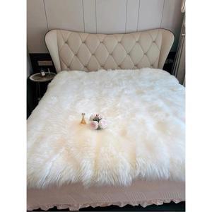 호주 양가죽 매트리스 겨울용 북유럽 침실 양털 싱글 더블 매트 장모 천연 카페트