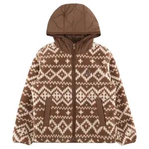 휘게 노르딕패턴 플리스 후디 자켓 OUW25110JJ