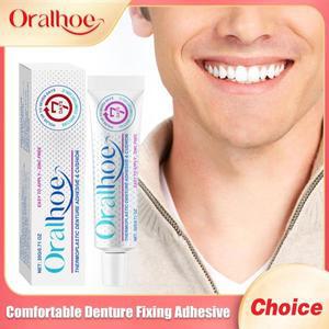 Oralhoe Comfort 틀니 고정 접착제 초강력 치아 관리 제품 열가소성 크림 키트