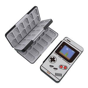 퍼펙트사이트 48 스위치 게임 카드 케이스 - 닌텐도 2 2025/ OLED/ 라이트, 귀여운 홀더 카트리지 및 SD 카드, 카와이 휴대용 컴팩트 보관함, 콘솔