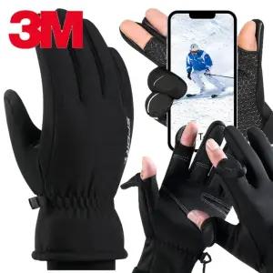 3M 스마트폰 방수 발열 방한 겨울장갑 남녀공용 스포츠장갑 터치장갑 기모장갑 핑거오픈