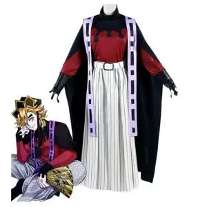 귀멸의칼날 상현2 도우마 코스프레 풀세트 (가발/신발문의) 귀칼 캐릭터 코스튬 패션