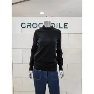 [크로커다일레이디]메탈 반넥 니트티셔츠 CLEWSW101-BK_NP