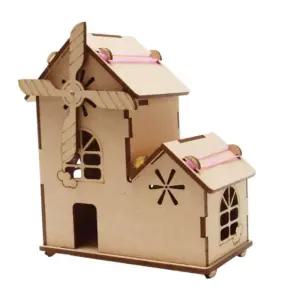 신재생에너지 태양광실험 나무집 만들기 교구키트 신기한 집콕놀이 초등 과학탐구