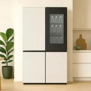 [LG] 디오스 AI 오브제 STEM 베이직 냉장고 4도어 854L 미스트 토프 M876GGG582S 전국무료배송