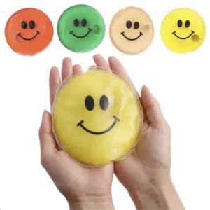 성원유통 똑딱이 휴대용 손난로 보온주머니 핫팩 12cm 스마일