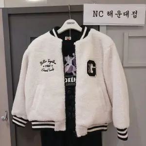 [보리보리/오후]깔끔한 뽀글이 점퍼~바시티 덤블 야구점퍼 OHJP23T02