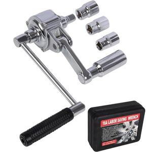 업그레이드된 토크 멀티플라이어 중장비 렌치 세트 러그 너트 리무버 1/2 드라이버 116  절약