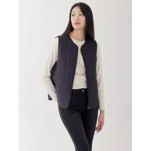 지센 24FW 여성 에센셜 웜업 집업 베스트 LSLWOA71_NA 581980