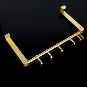 무광 골드 문짝 후크 블랙 실버 알루미늄 크리에이티브 화장실 로브 의류 코트 타월 거치대 소티지 랙