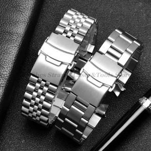 솔리드 스테인레스 스틸 밴드  세이코  쥬빌리  오이스터 벨트  남성용 시계 액세서리  18mm