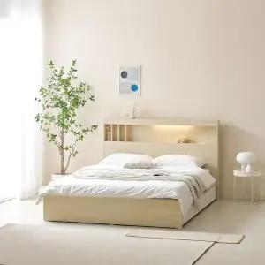 리브우드 디에고 LED 헤드 3단수납침대 SS/Q 프레임 (매트리스 선택)